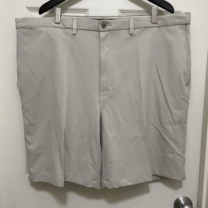 Haggar Cool 18‎ Pro 4-Way Stretch Golf Shorts Expandable Waist Men's Size 44